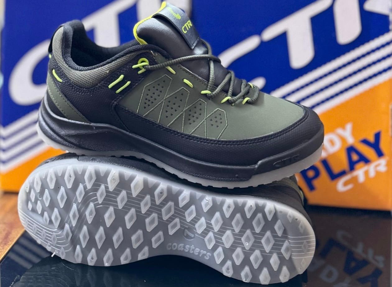 Coasters CTR SHERPA-1 Ultra Lightweight Water-Repellent Trekking & Hiking Shoes – Anti-Skid Grip, All-Terrain Outdoor Footwear Avocado Green - Image 3
