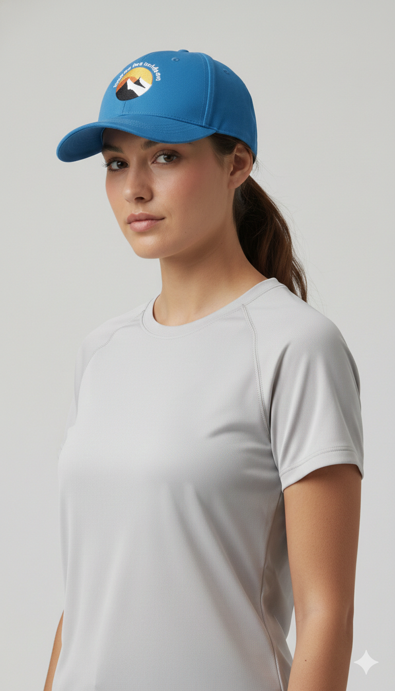 JAG Meru Travel & Hiking Cap | Love For The Outdoors | Limited Edition | Aqua Sky