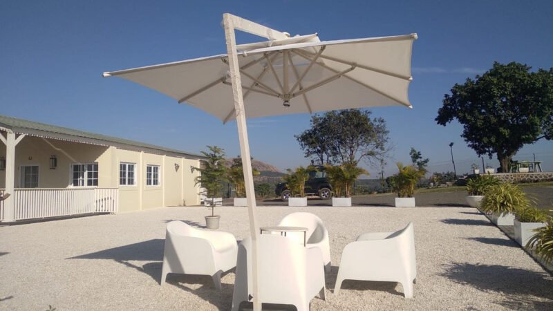 Jainsons Premium Luxury Umbrellas | Side Pole Design | Proudly Made In Bharat | 1 Year Warranty | Square Umbrellas