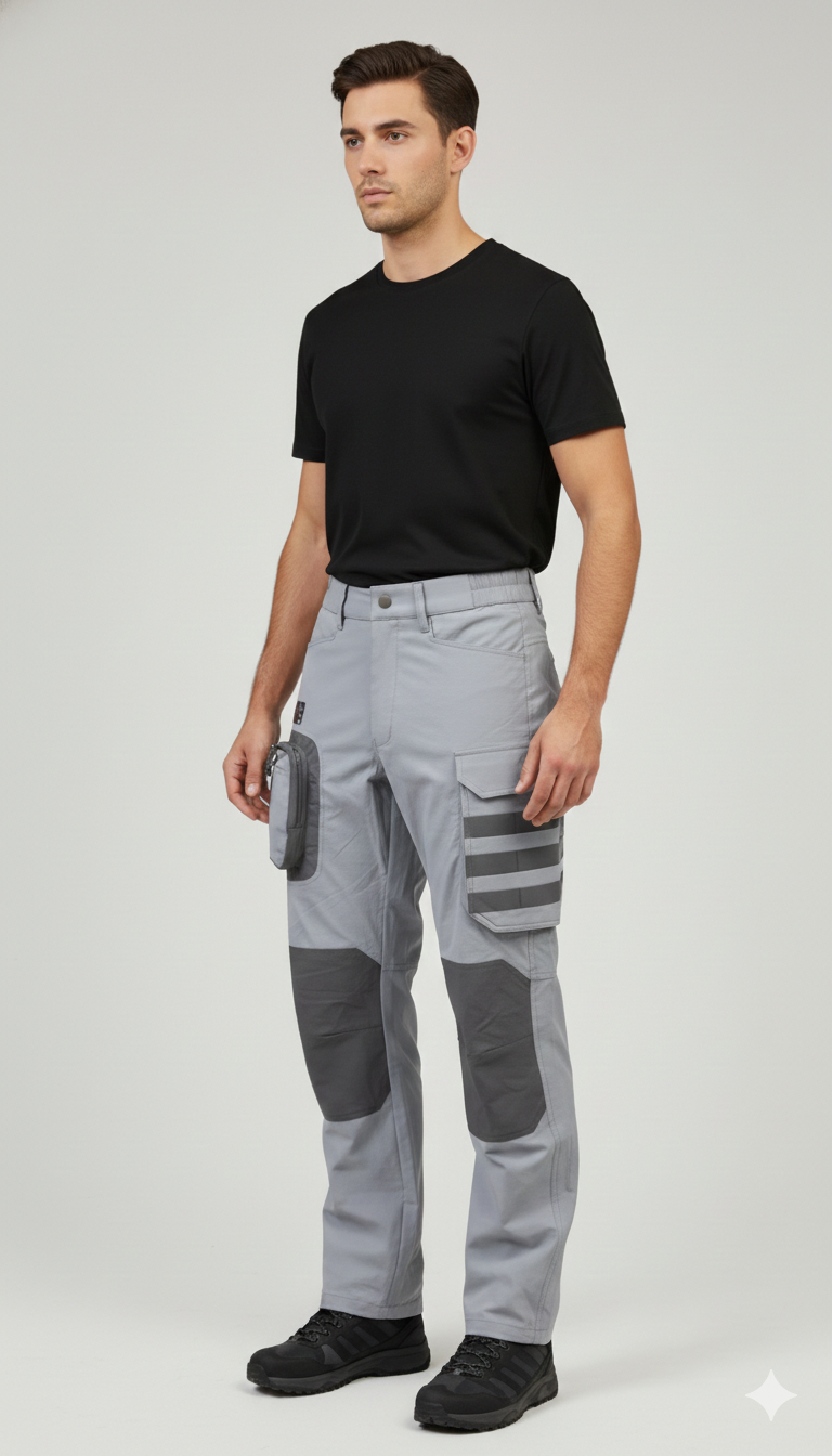 JAG Creator Combo Limited Edition Trekking Pant | Sky | Ultra Light Crush Fabric | Drone Pocket | Action Camera Pocket