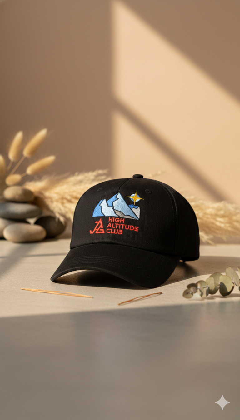 JAG High Altitude Club Travel & Hiking Cap | Love For The Outdoors | Limited Edition | Space - Image 4