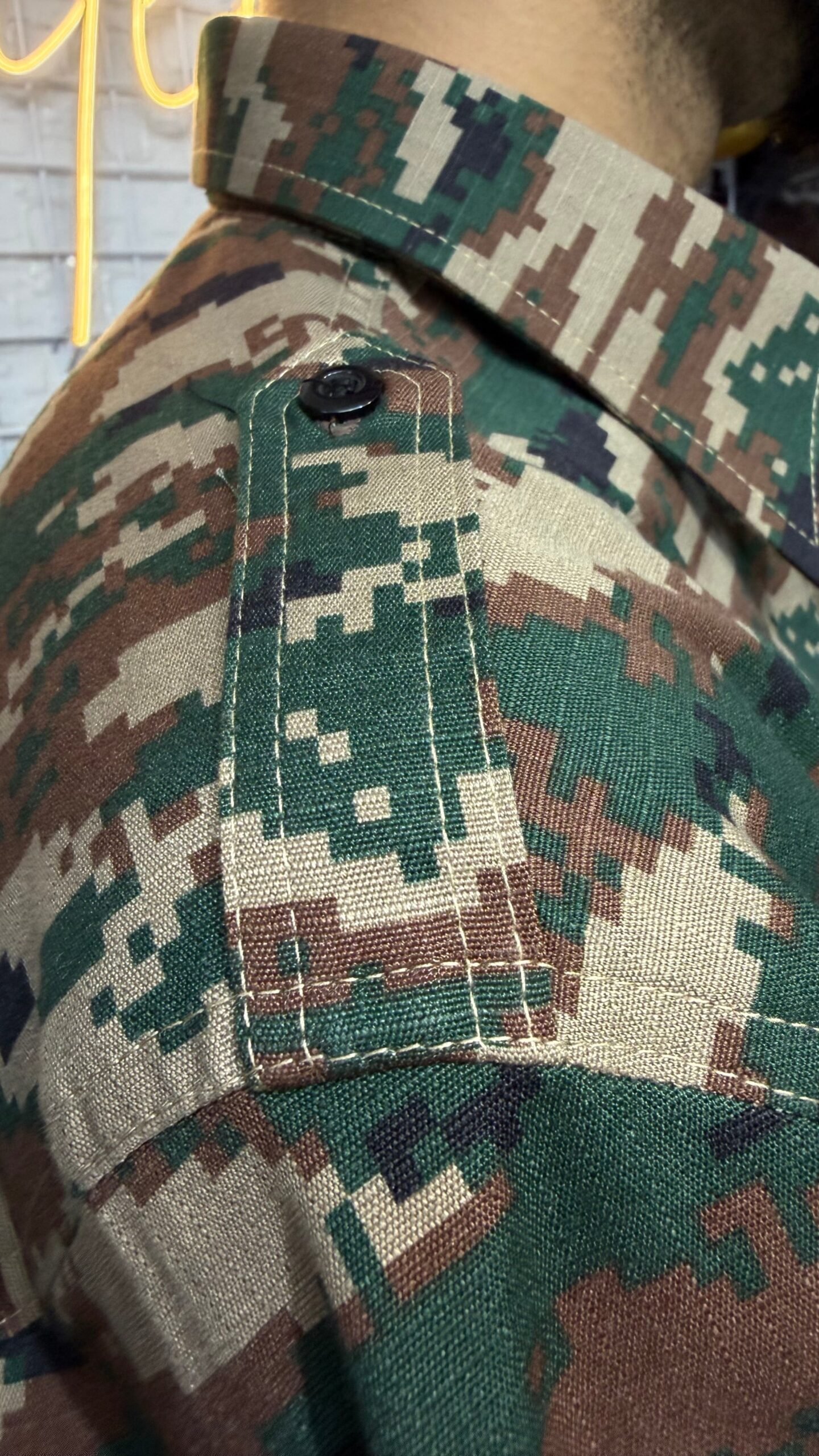 JAG Forest Ranger Travel & Safari Shirt | Digi Camo Print - Image 5