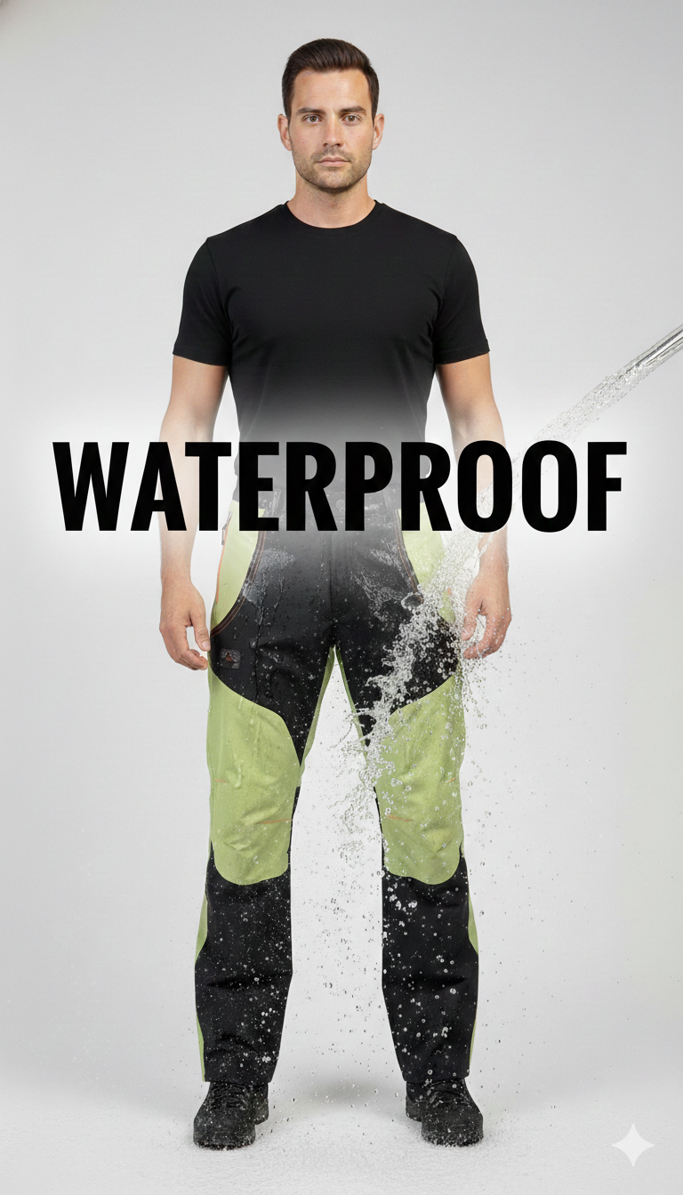JAG Ski Pro Hiking & Trekking Waterproof Pant | Trekking Pant | Rain & Snow Proof | Alpine Green | Ski Pants - Image 5