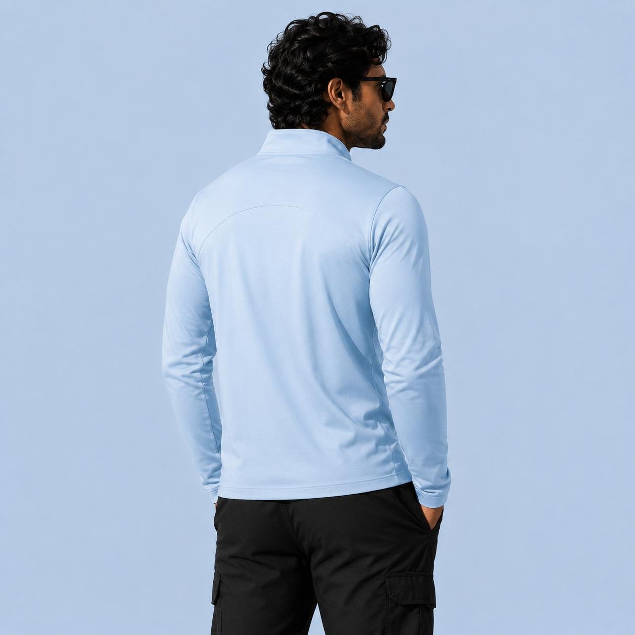 JAG Summit Seeker Series Full Sleeves Tshirt | UPF 50+ Protection | Hiking Tshirt | Trekking Tshirt | Teal - Image 2