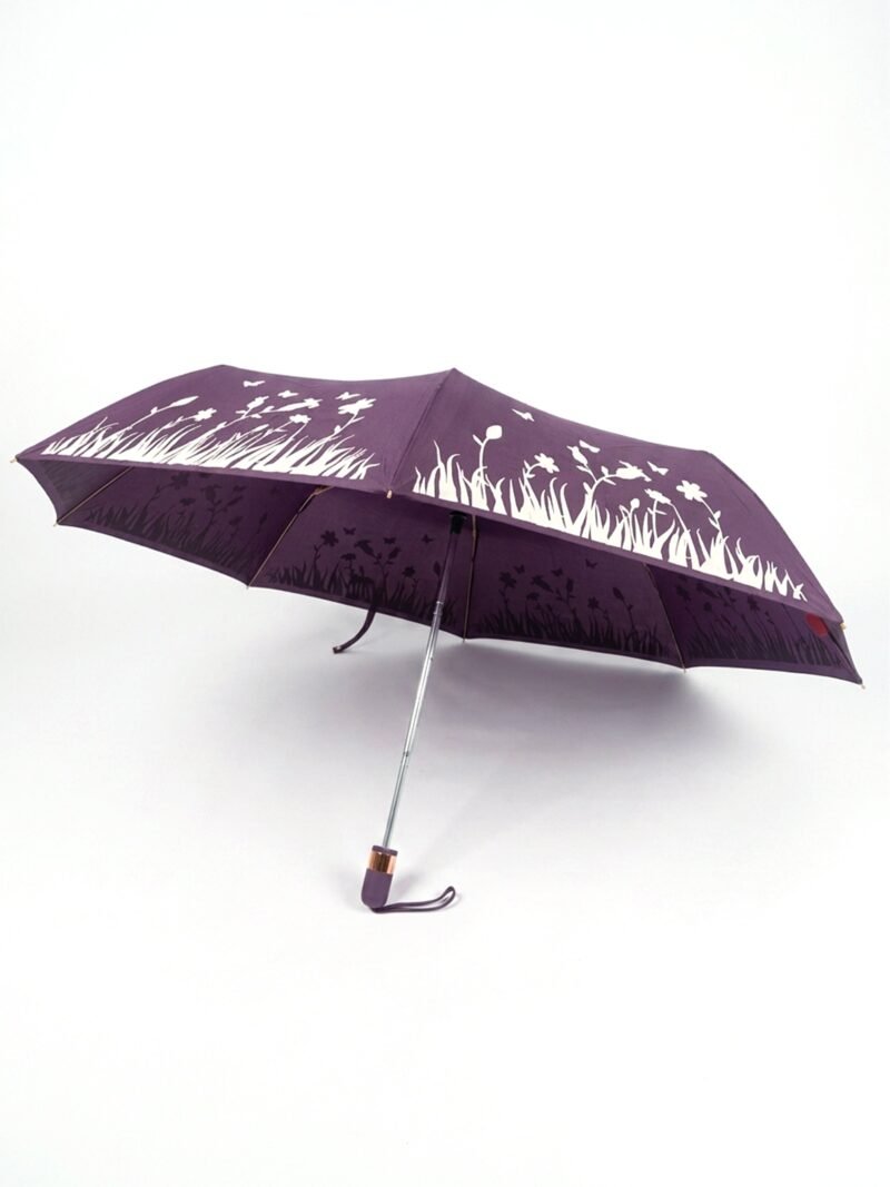 Jainsons Aurora X5 Umbrella | 3 Fold Umbrella | Magic Print | Purple